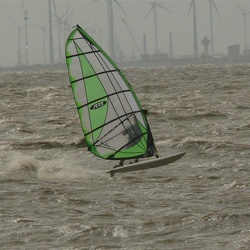 Windsurfen und Kiten